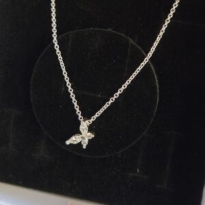 Pandora Silver Butterfly Necklace